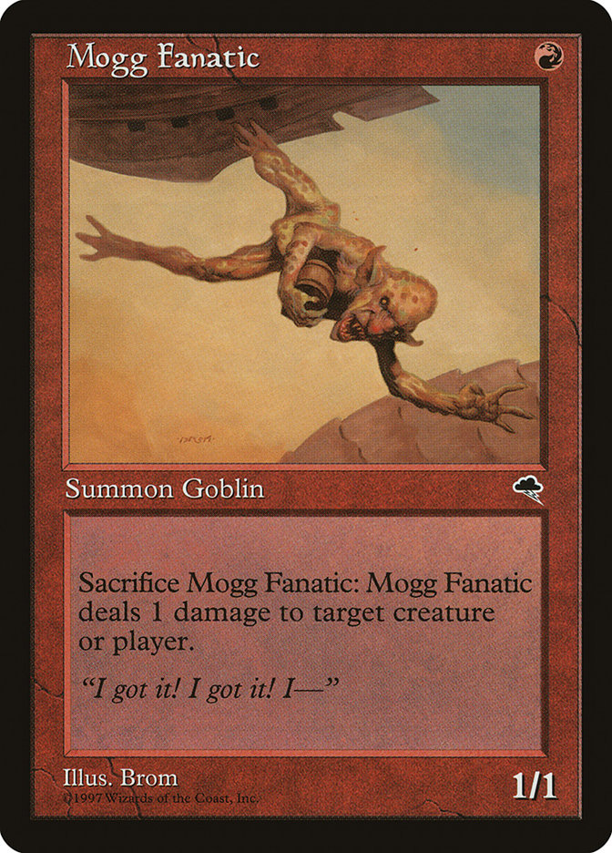 モグの狂信者／Mogg Fanatic - MTGフレーバーテキストwiki | Magic the